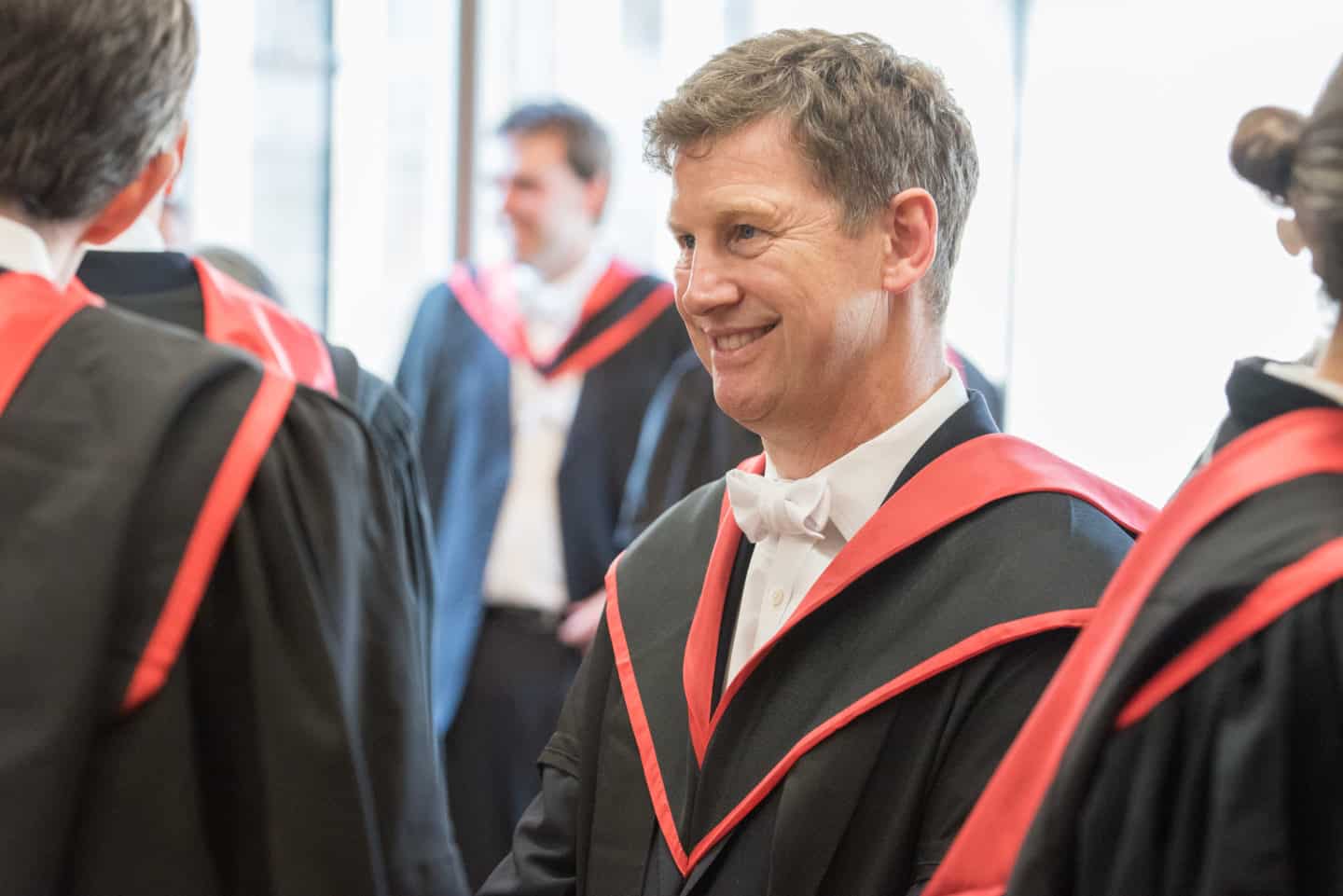 Lincoln Fellows in academic dress